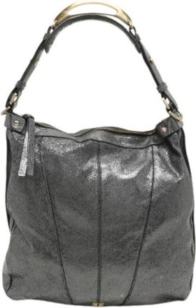 Givenchy Pre-owned Handbags, female, Gray, Size: ONE SIZE Pre-owned Hobo Bag