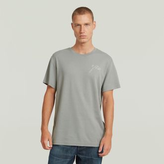 G-Star G-Script T-Shirt - Grijs - Heren
