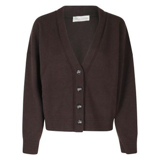 Roberto Collina C&aacute;rdigan ML - Knitwear - Mujer - Marr&oacute;n - M