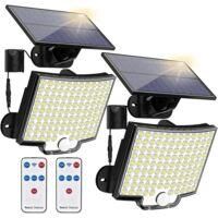 OEM L&aacute;mpara Solar De Jard&iacute;n Para Exteriores, Luces Solares De Jard&iacute;n Para Exteriores Con 3 Modos, Detecci&oacute;n De Personas, 106 Luces Led De Pared, L&aacute;mparas 