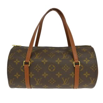 Louis Vuitton Papillon Handbag Monogram Canvas Brown Canvas Handbag (Pre-Owned)