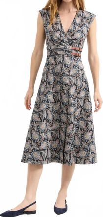 Veronica Beard Nilsen Dress In Black Multi