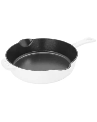 Staub Cast Iron 8.5In White Traditional Deep Skillet
