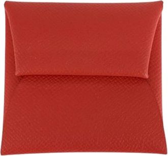 Herm&egrave;s Pre-owned Wallets, female, Red, Size: ONE SIZE Pre-owned Vintage Fabric Wallet