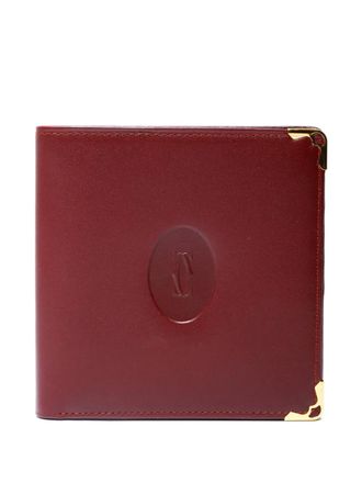 Cartier 2000s Must leather wallet - women - Calf Leather - One Size - Red