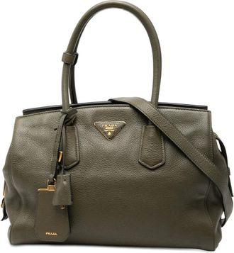 Prada Pre-owned Prada Vitello Daino Zip Top Convertible Tote Ladies 88ZG5O7K94O6JPZS