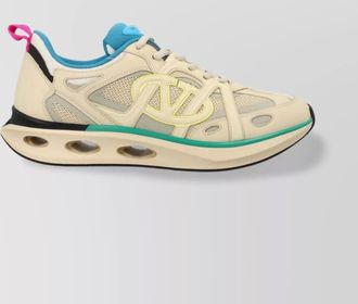 Valentino Garavani leather panelled low-top sneakers