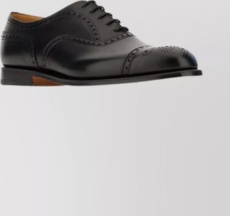 Churchs brogue lace-up shoes round toe design