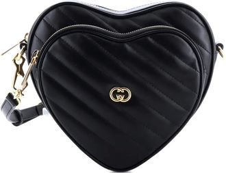 Gucci Diagonal gewatteerde leren schoudertas met GG-logo - Zwart