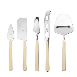 Mepra Fantasia Cheese Knives - 5 Pieces in Sesame at Nordstrom