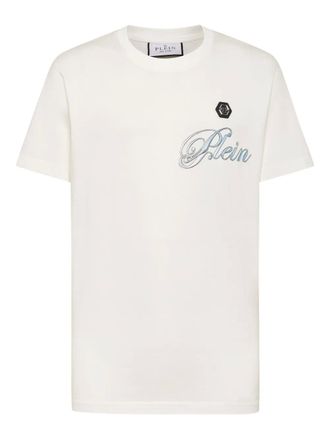 Philipp Plein skull-print cotton T-shirt - men - Cotton - M - White