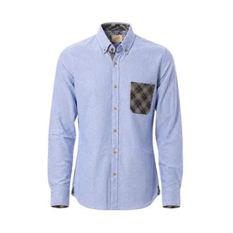 Bob Slim Oxford Shirt - Heren - Casual Overhemden - Blauw - XL - Katoen - Overhemden