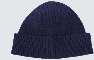 Ermenegildo Zegna Ribbed-knit cashmere beanie