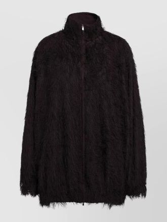 Frankie Shop fringed faux fur jacket