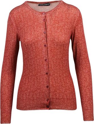 Dolce & Gabbana Truien & Vesten, Dames, Rood, XS, Wol, Cardigan