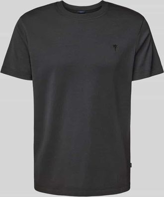 Joop T-Shirt mit Rundhalsausschnitt und Stitching in Black, Größe XXL