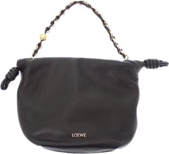 Loewe Pre-owned Flamenco Tas - Dames - Vintage Schoudertas - Zwart - ONE Size - Leer - Vintage