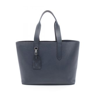 Louis Vuitton Black Leather Tote Bag (Pre-Owned)