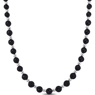 Delmar Black Diamond Disc Necklace - 0.50 ctw at Nordstrom Rack