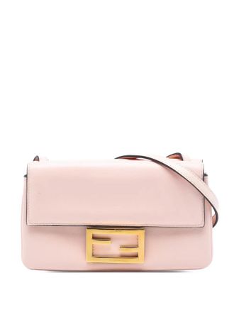 Fendi 2010-2025 Leather Duo Baguette crossbody bag - Pink