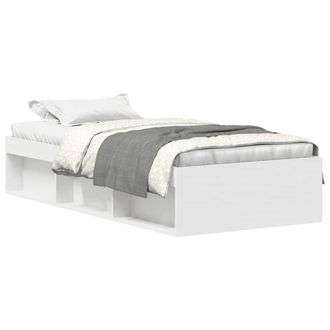Berkfield Home Bed Frame White 90x190 cm Single