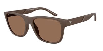 Emporio Armani EA4243F Asian Fit 624373 Mens Sunglasses Brown Size 57