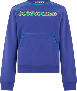 Moschino Donna, Felpe, Blu, 2Xs, new