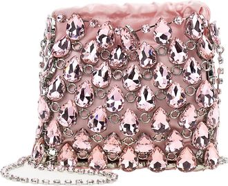 Self Portrait Crystal Chainmail Mini Bag