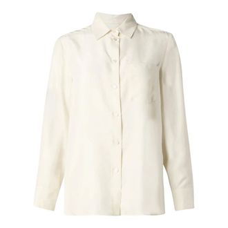 Max Mara Shirts, female, White, Size: L Pamir Silk Shirt