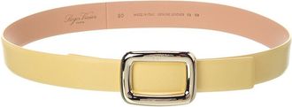 Roger Vivier Logo Leather Belt