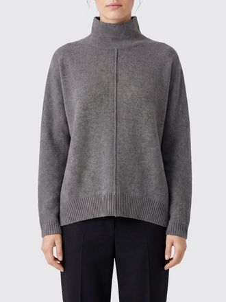Alberta Ferretti Dolcevita in puro cashmere con bordi a costine