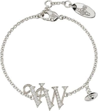 Vivienne Westwood Bracciale VW - - Accessories - Donna - Grigio - ONE SIZE