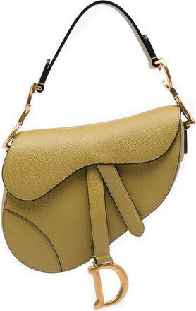 Dior Pre-owned Dior Mini Grained Calfskin Saddle Bag Ladies IM4T3CNHIBSKCLGY