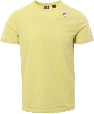 K-Way Stijlvolle T-shirt en Polo Collectie - Heren - T-shirts - Groen - 2XL - Katoen - Tops