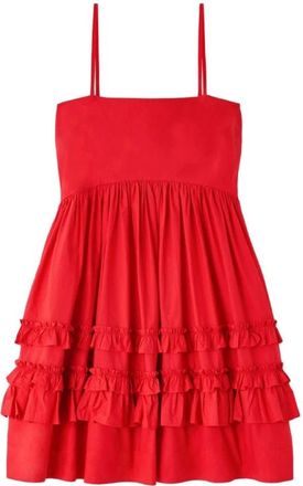Ganni Mujer, Vestidos, Rojo, Talla: M