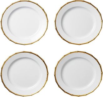 American Atelier Bamboo Plated Set Of 4 Charger Plates