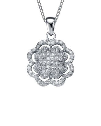 Genevive Silver Cz Pendant
