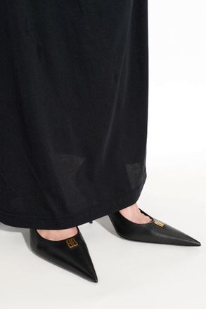 Balenciaga Avenue Heeled Shoes, Womens, Black