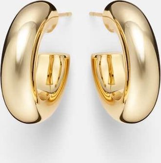 Jennifer Fisher Samira Micro gold-plated hoop earrings