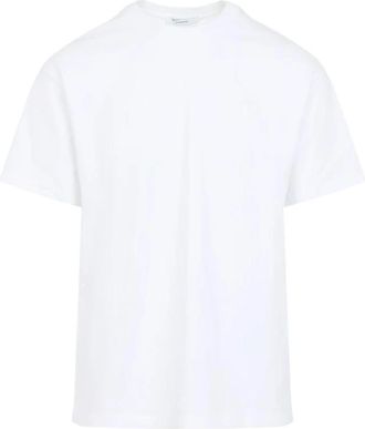 Givenchy Tops, Heren, Wit, XL, Katoen, Tonal Logo T-Shirt