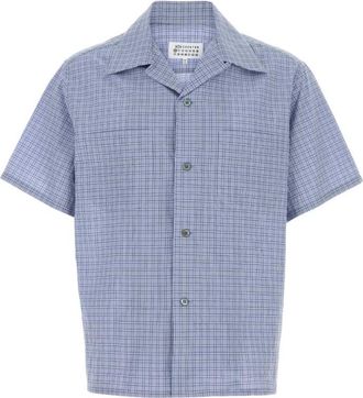 Maison Margiela Light Blue Checks Shirt