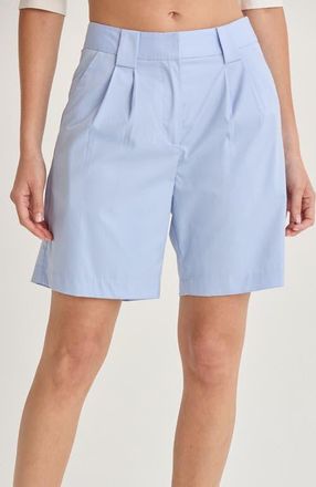 Crescent Tailored Trouser Shorts in Blue at Nordstrom, Size X-Small Short
