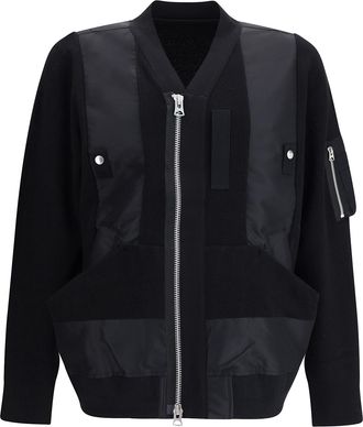 sacai Zip Paneled Jacket