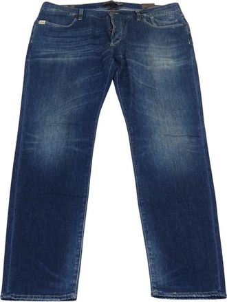 Jeckerson Slim Fit Straight Jeans - Heren - Regular Fit Jeans - Blauw - W40 - Katoen - Jeans