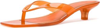Steve Madden Tracie Womens Sandals Orange Jelly : 10 M, Suede