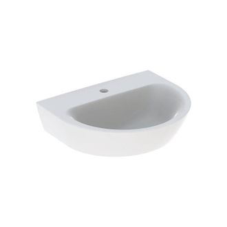 Keramag Geberit RENOVA lavabo con foro rubinetto senza troppopieno 650x500mm bianco