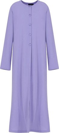 Emporio Armani Zomertuniek - Dames - Tunieken - Paars - L - Overhemden