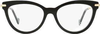 Moncler ML5018 Cat-Eye Acetate Eyeglasses - Black