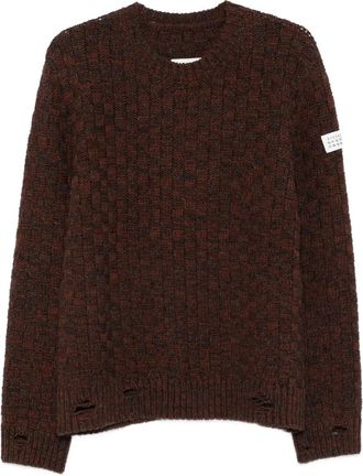 Maison Margiela Maglione Di Lana A Girocollo-Uomo