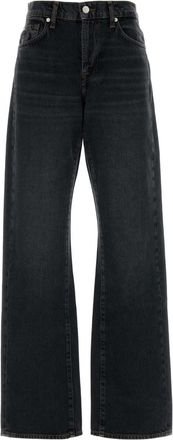 7 For All Mankind Black Denim Tess Jeans